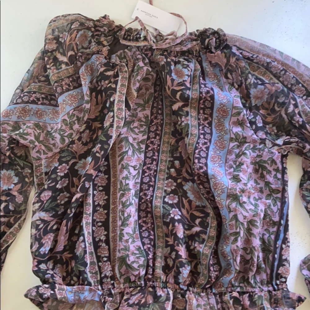 American Eagle Peasant Top
